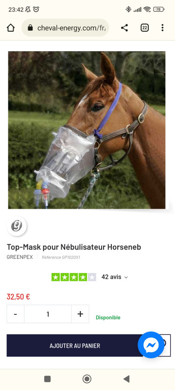 Nébulisateur - Horseneb - Inhalateur Cheval - GREENPEX